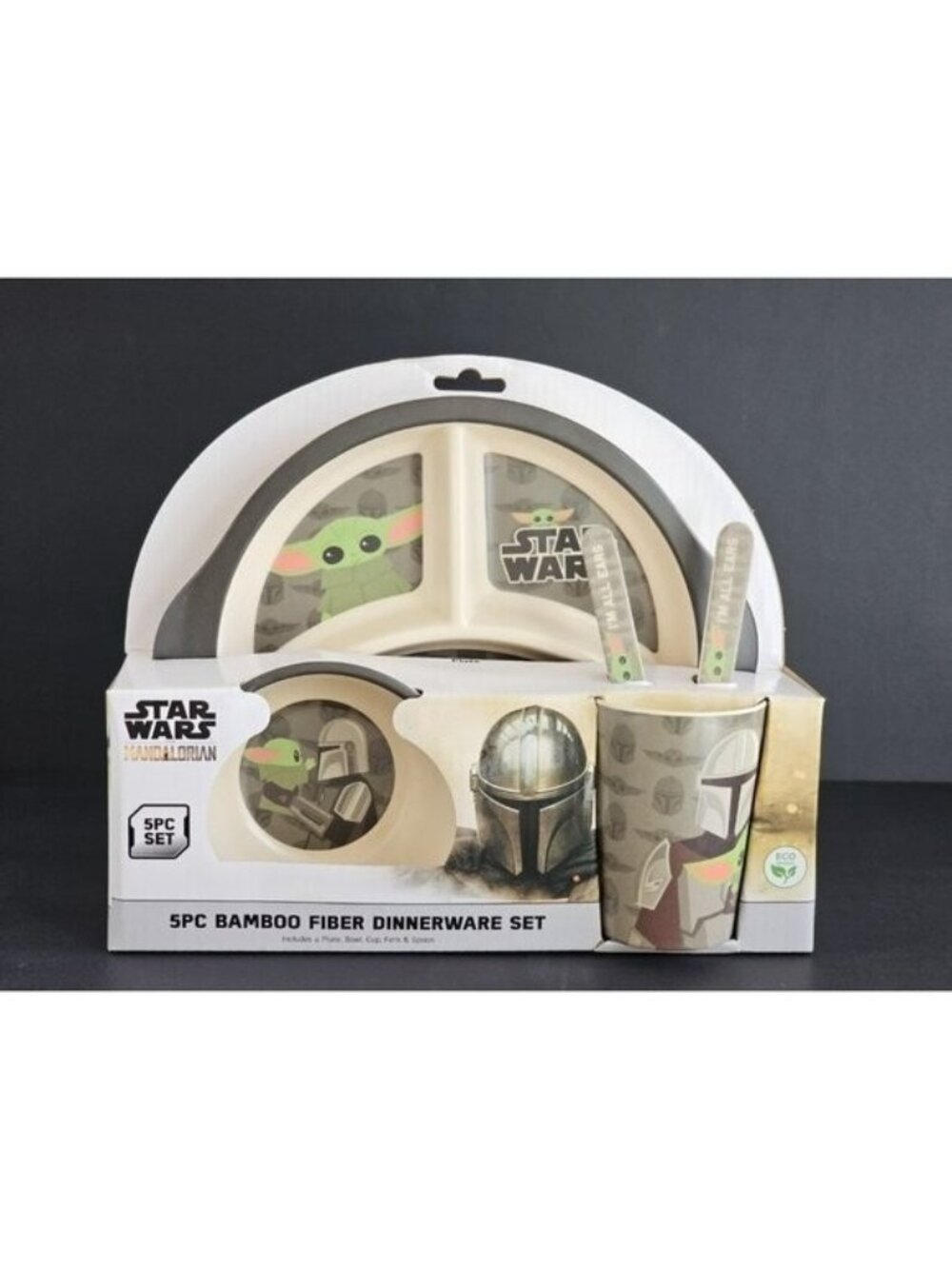 Star Wars The Mandalorian Bamboo Dinnerware Set